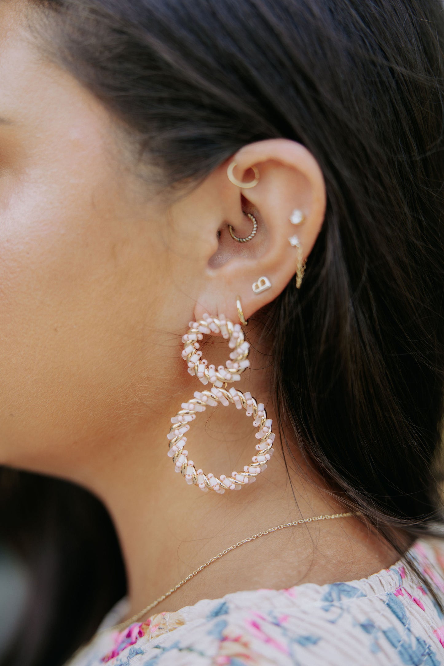 Beaded Dangle Earrings