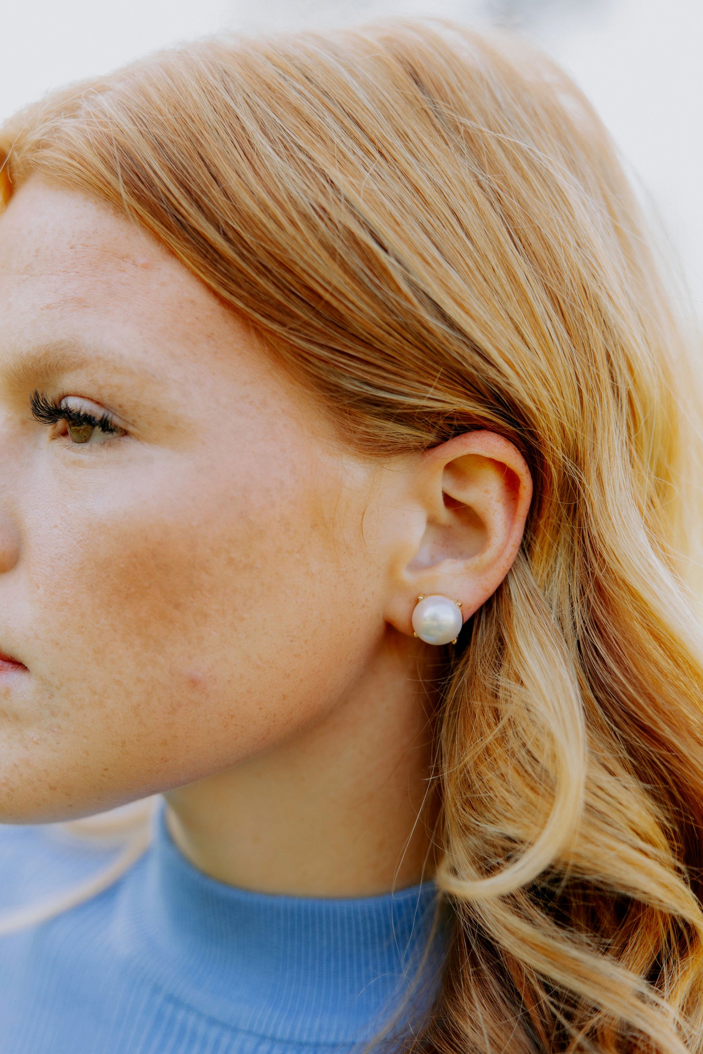 Prong Pearl Studs