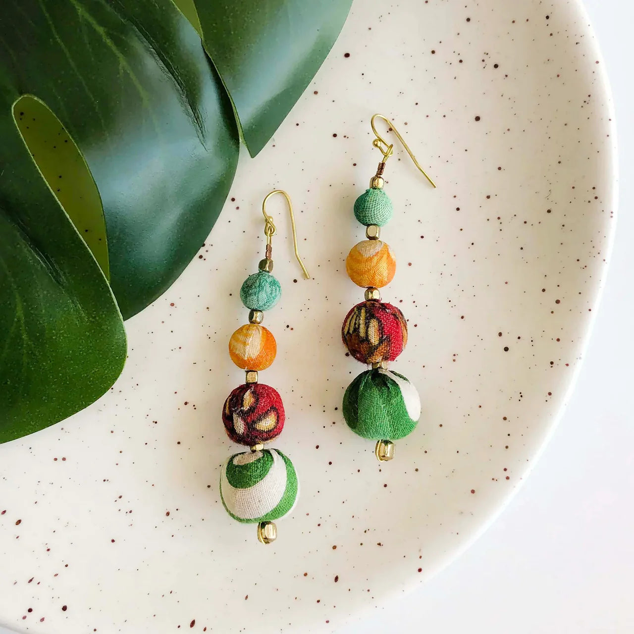 BB - Graduated Kantha Earrings