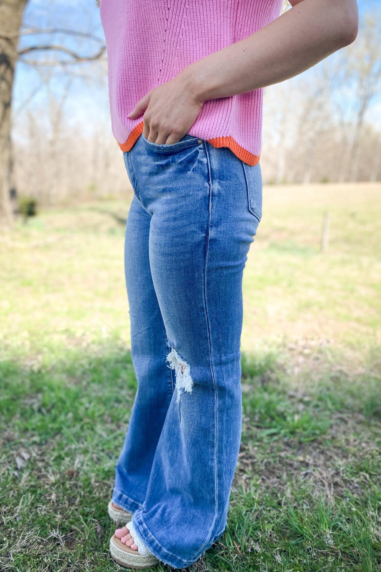 Petite Flare Denim