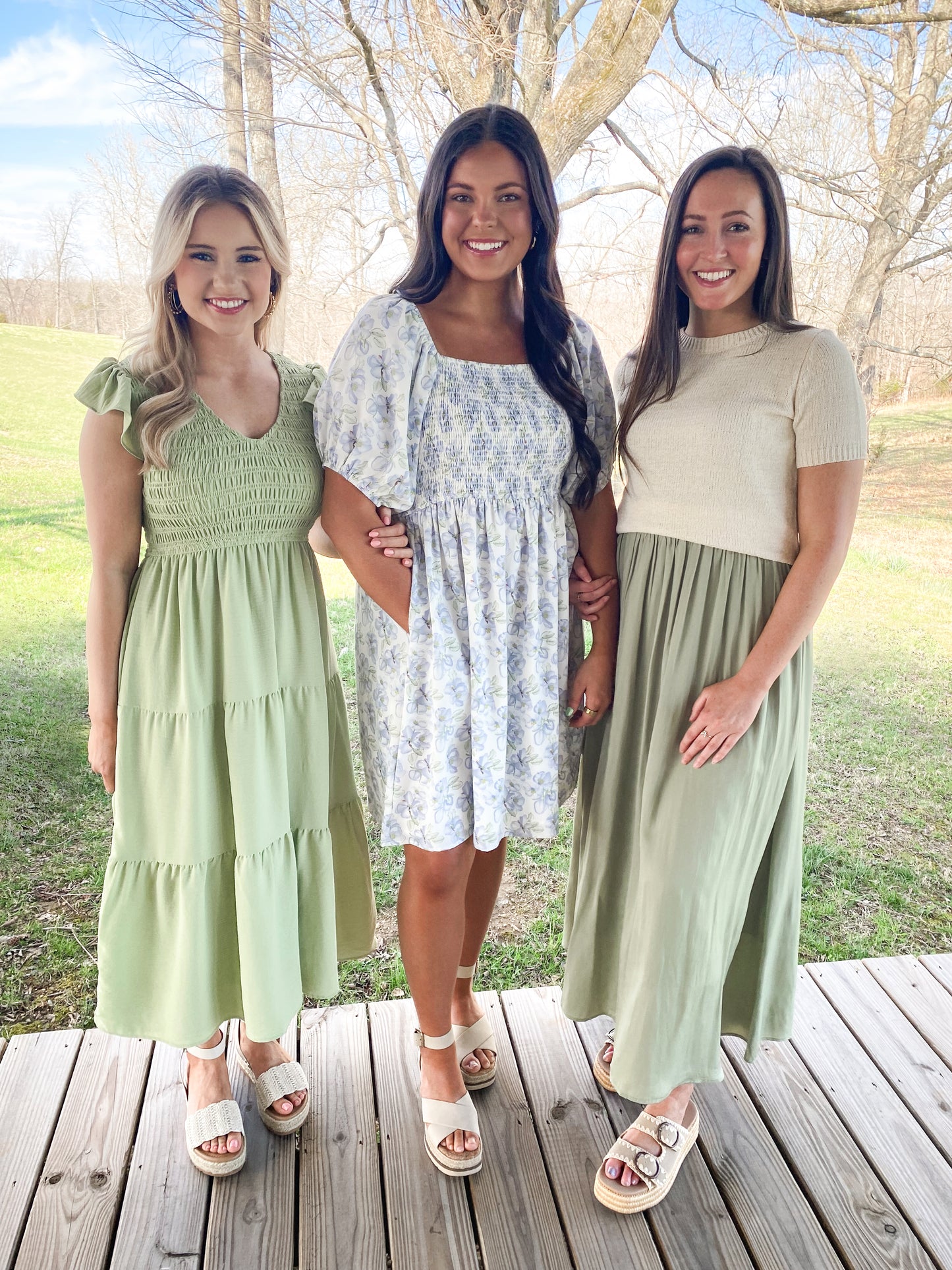 Kimberly Blue Floral Dress