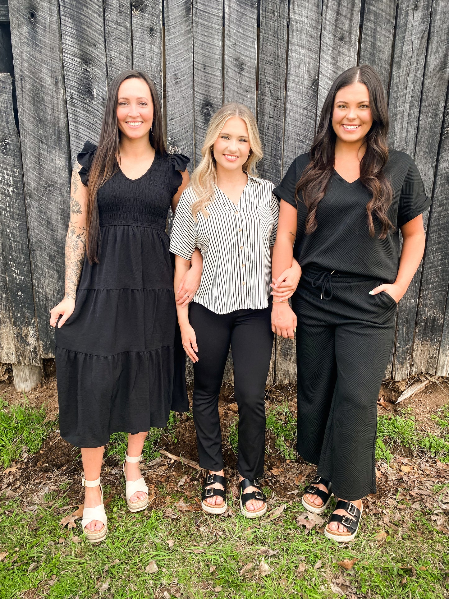 Black Smocked Dress