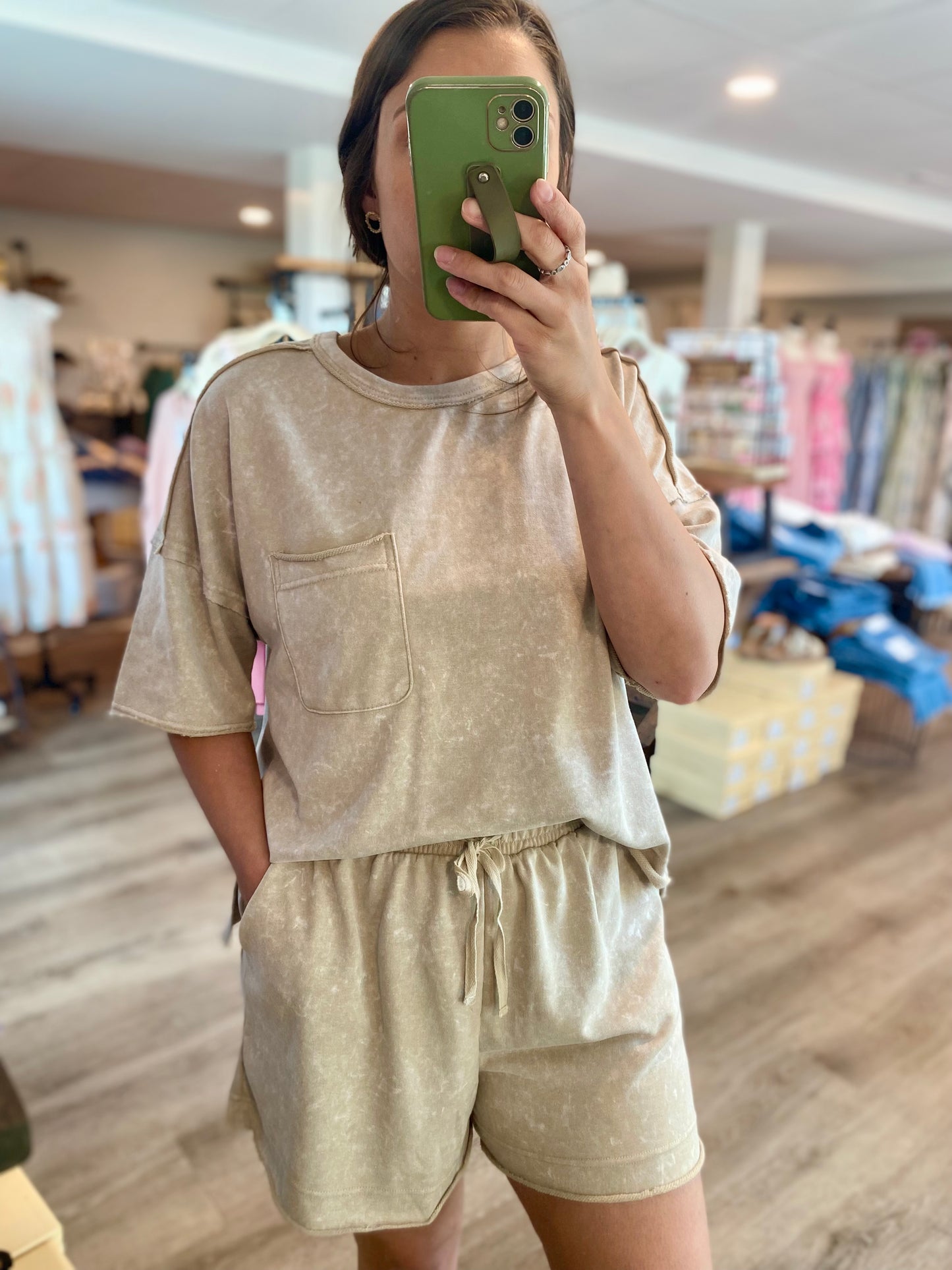 Taupe Vintage Washed Set