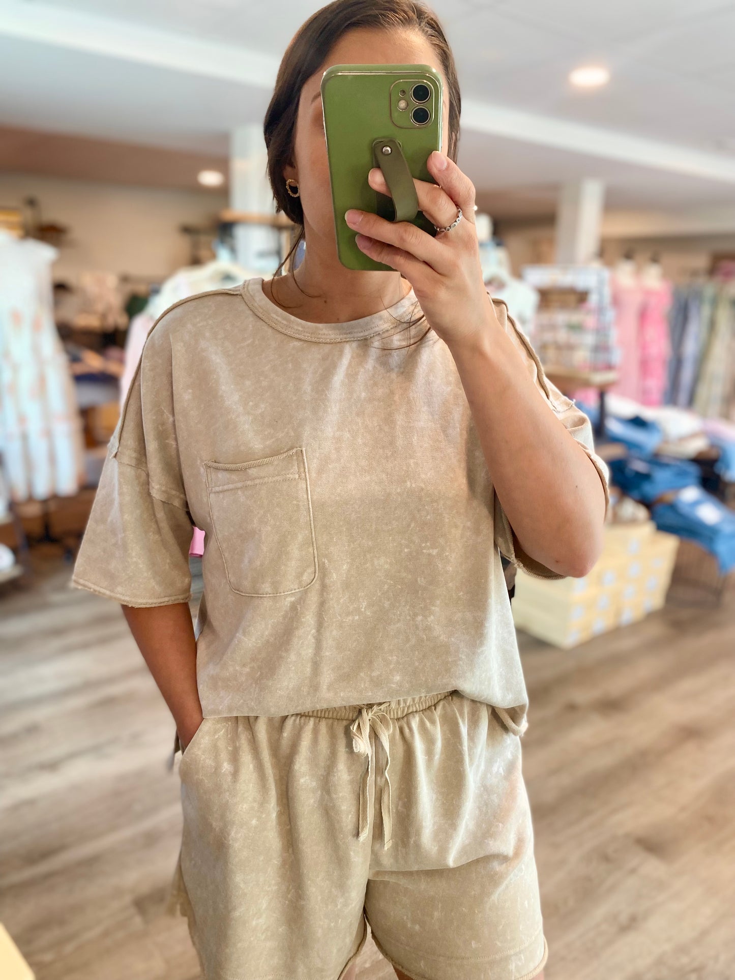 Taupe Vintage Washed Set