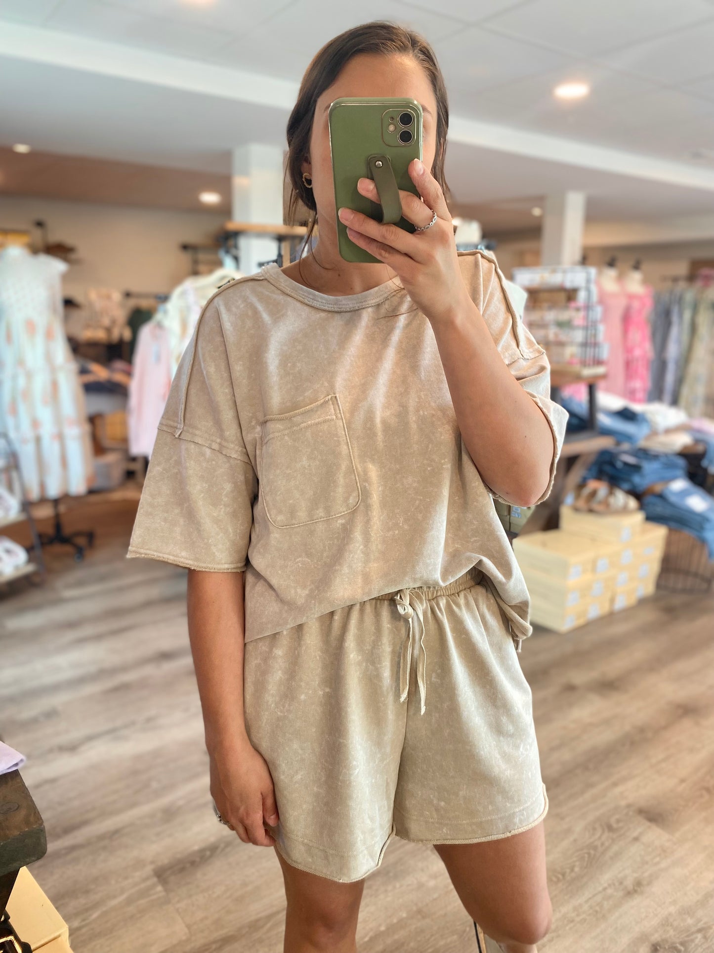 Taupe Vintage Washed Set