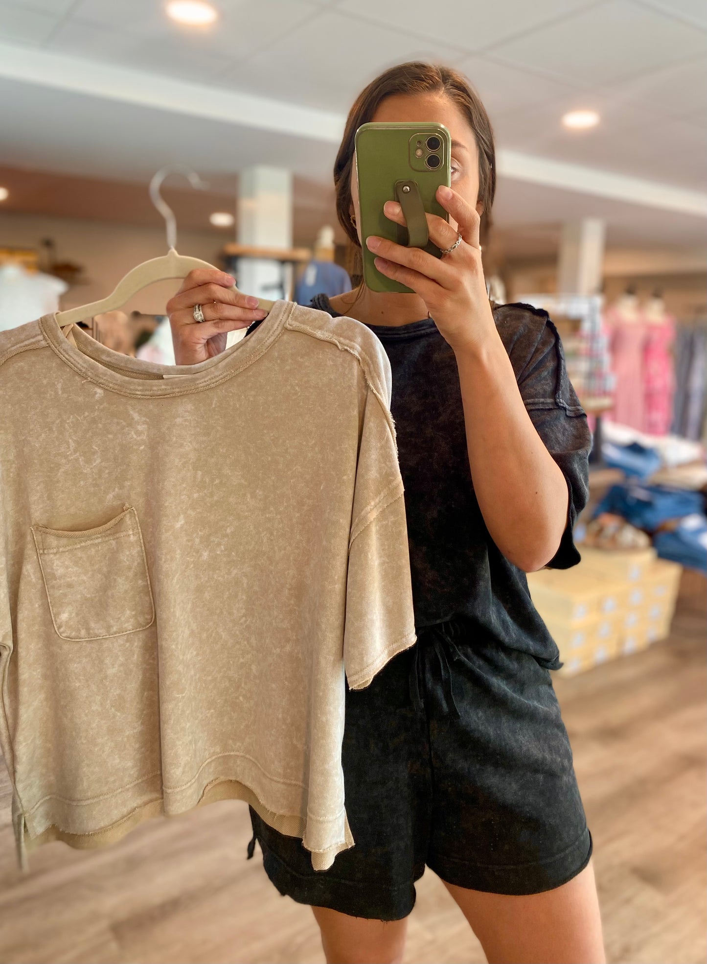 Taupe Vintage Washed Set