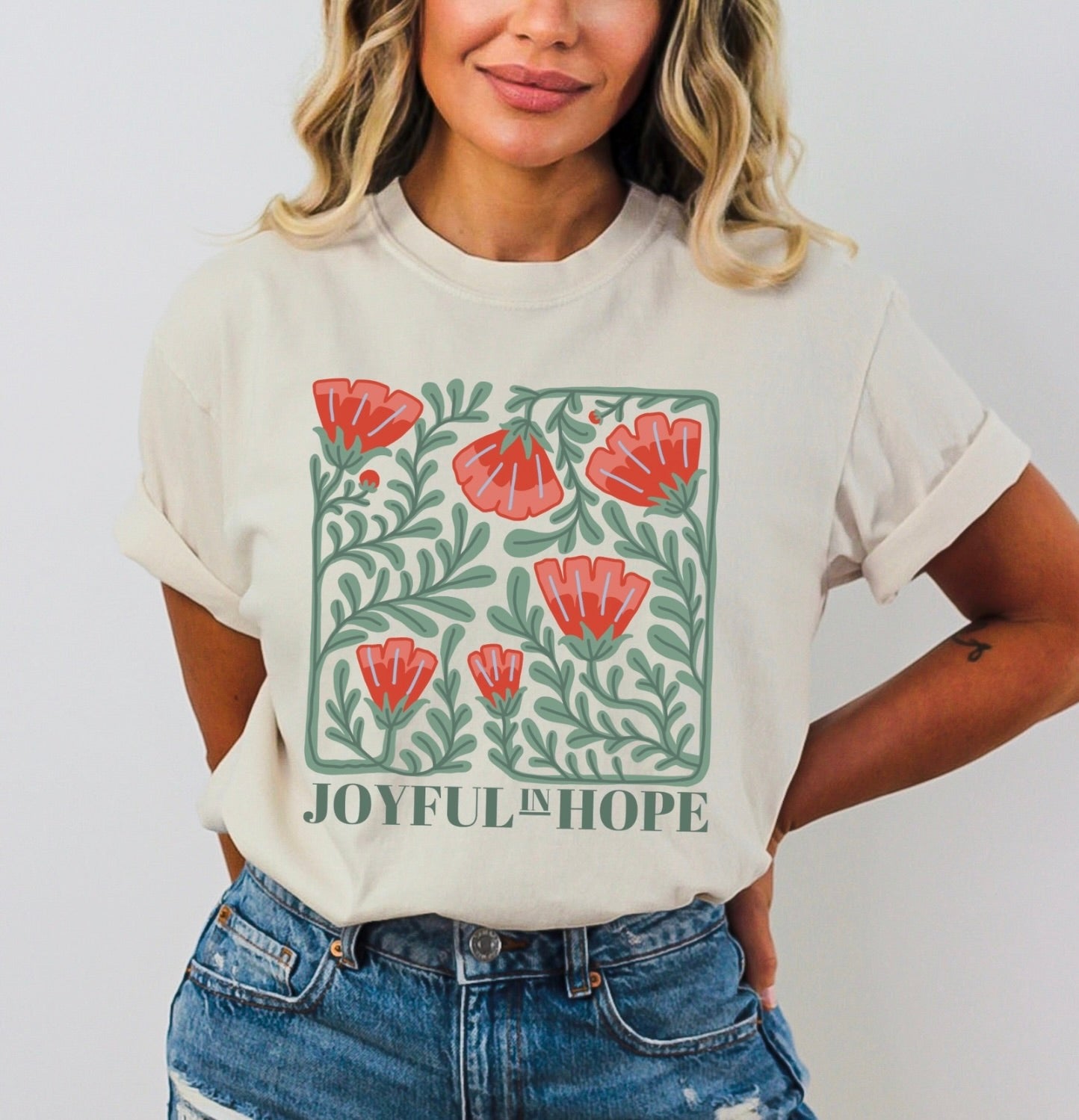 Joyful in Hope Tee