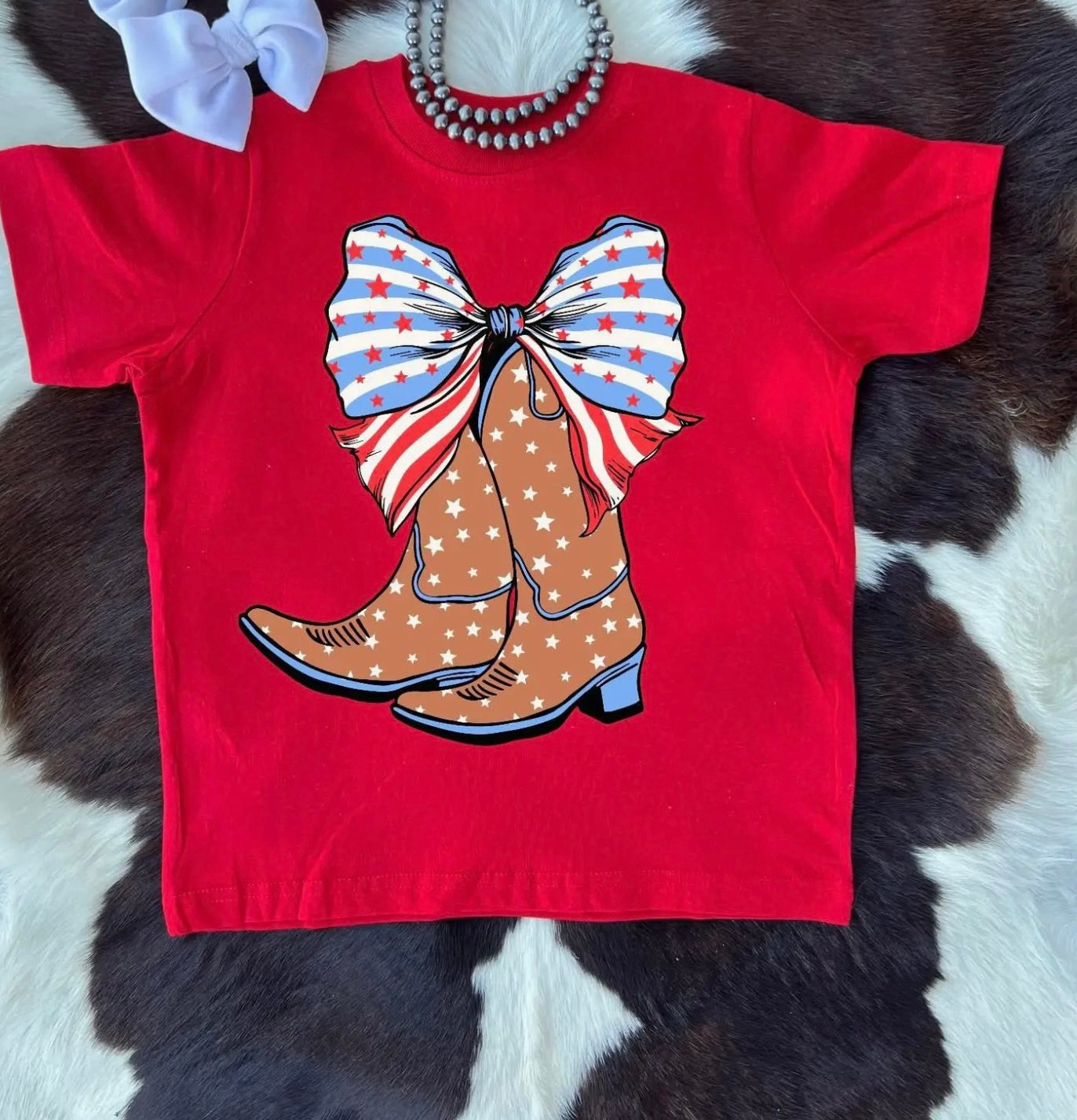 Patriotic Boot Tee-K