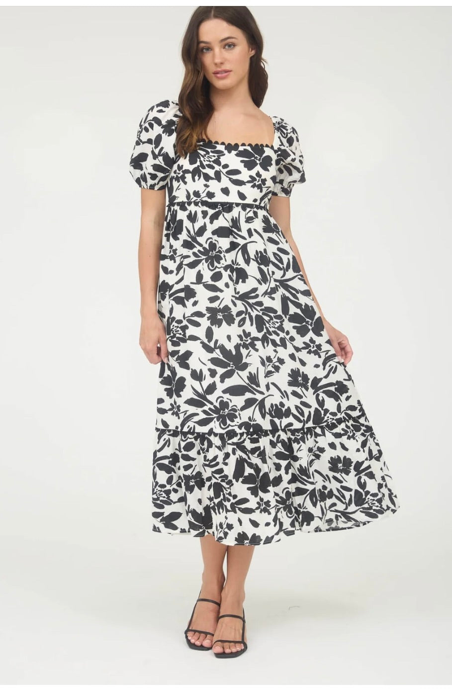 Black Floral Dress