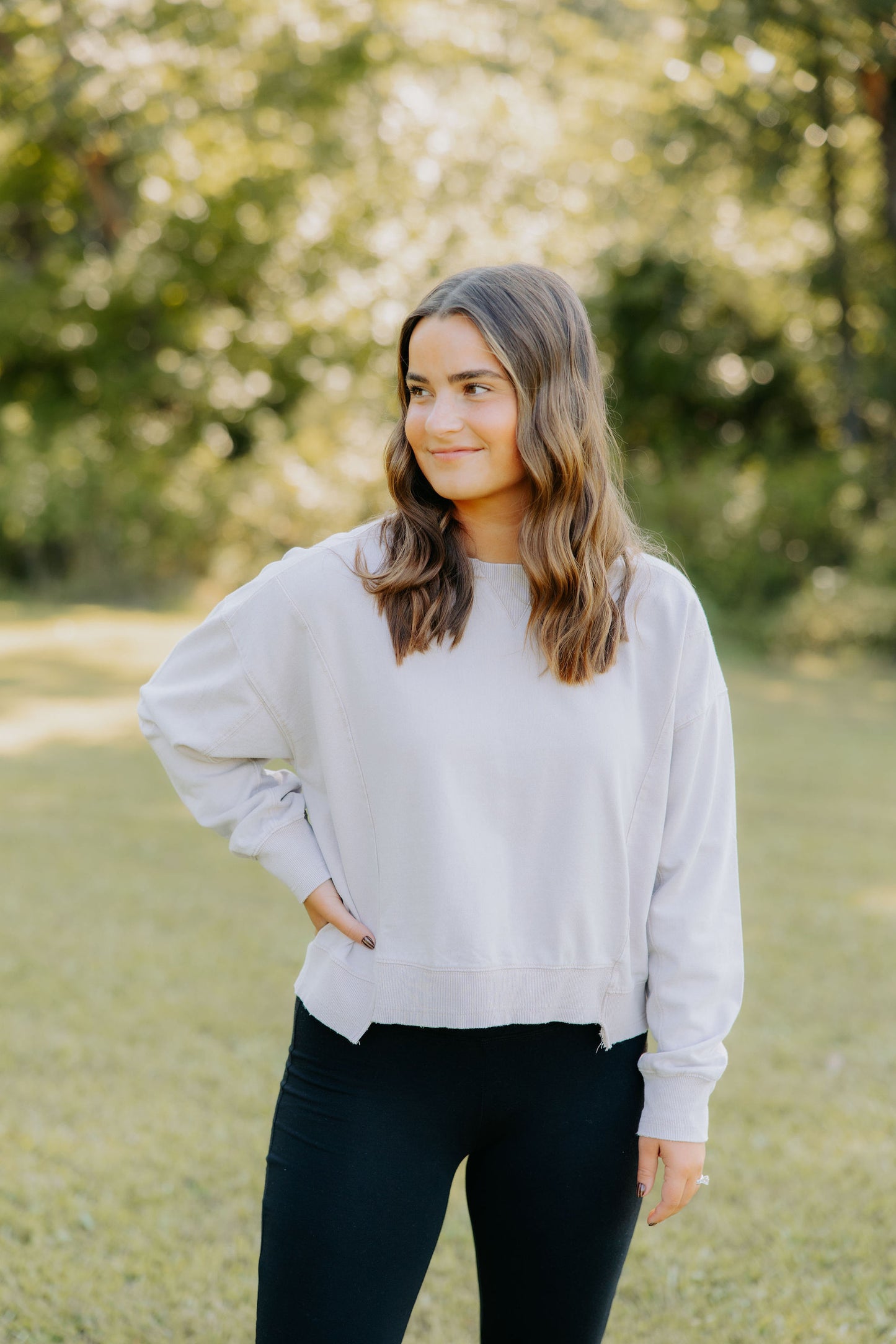 Taupe Vintage Crewneck
