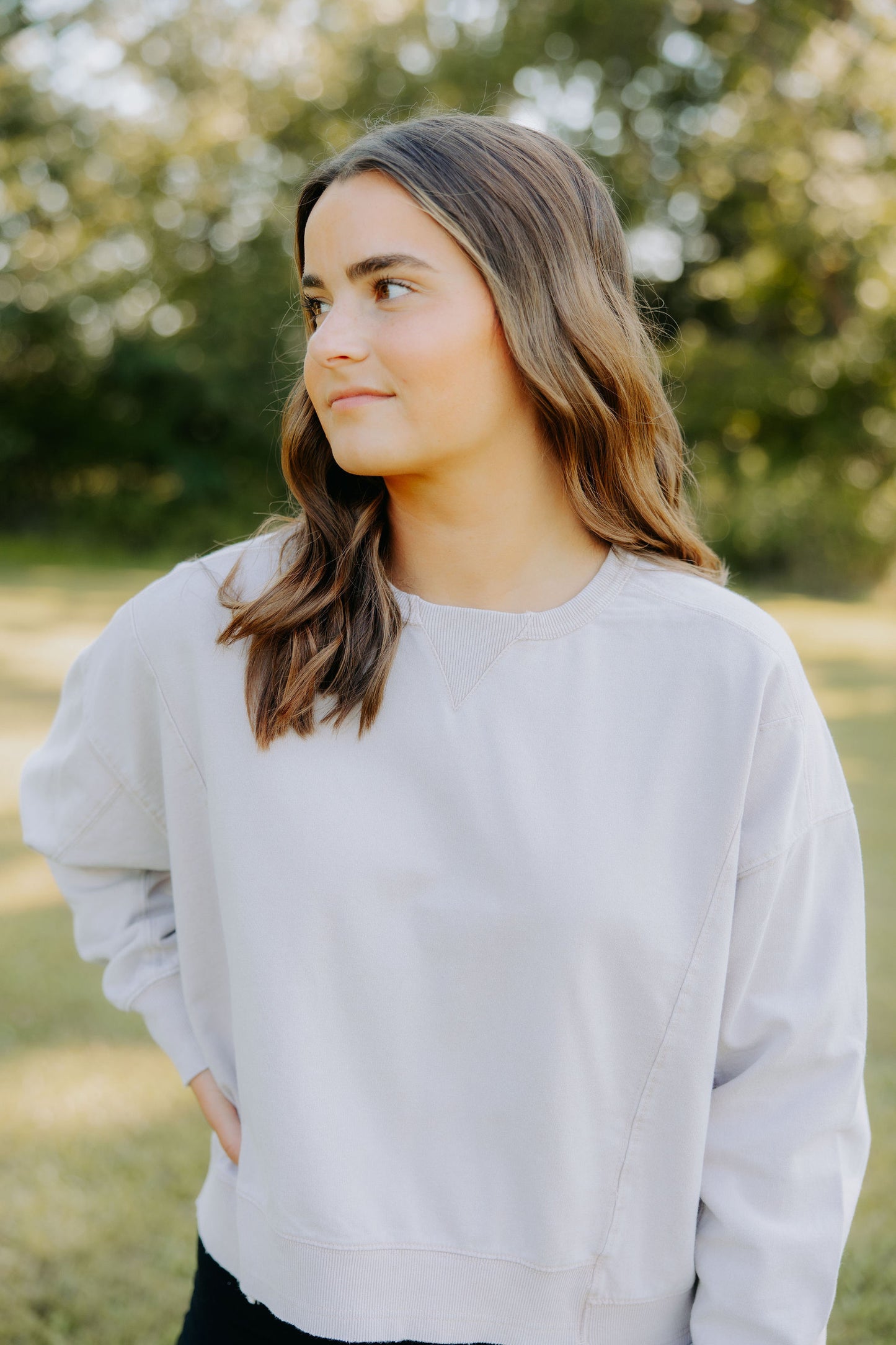 Taupe Vintage Crewneck