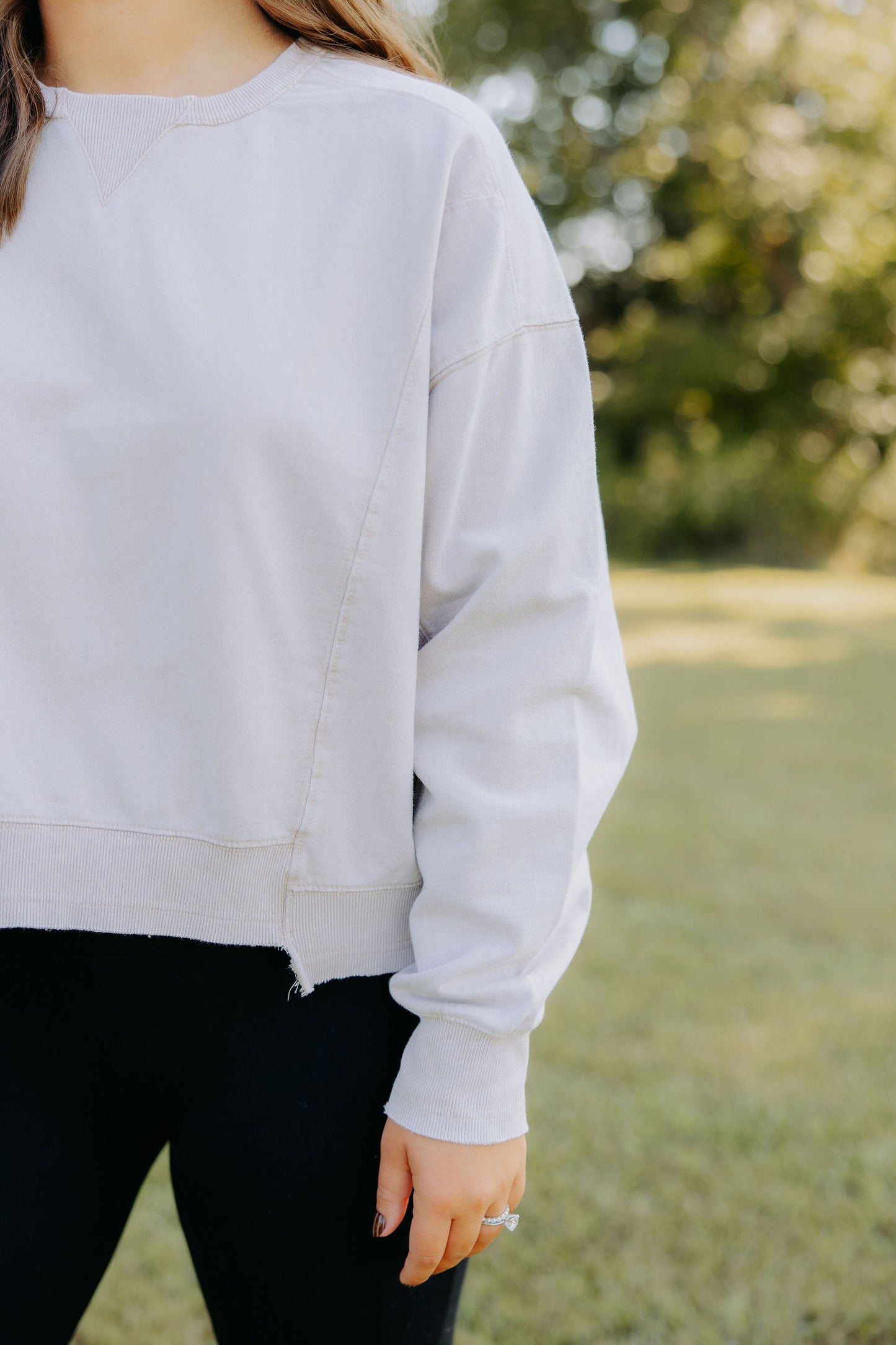 Taupe Vintage Crewneck