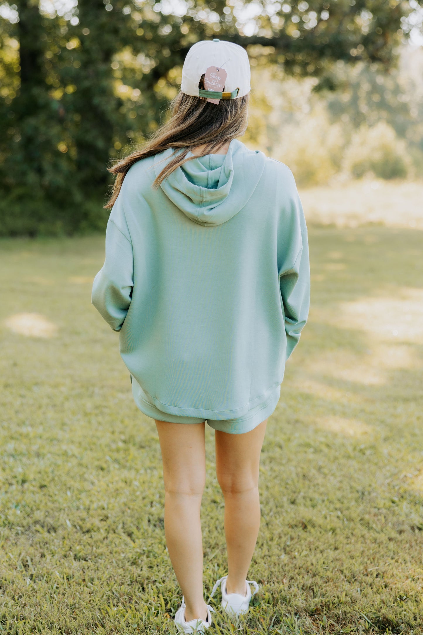 Sage Green Buttersoft Hooded Top
