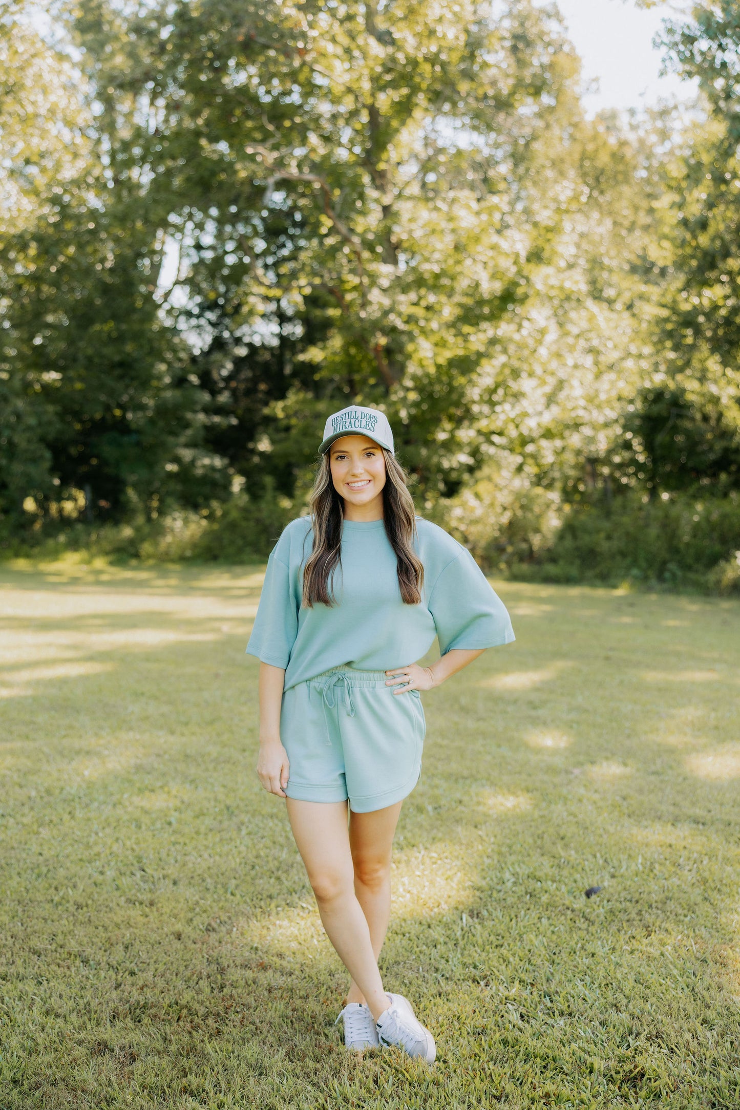 Sage Scuba Knit Top