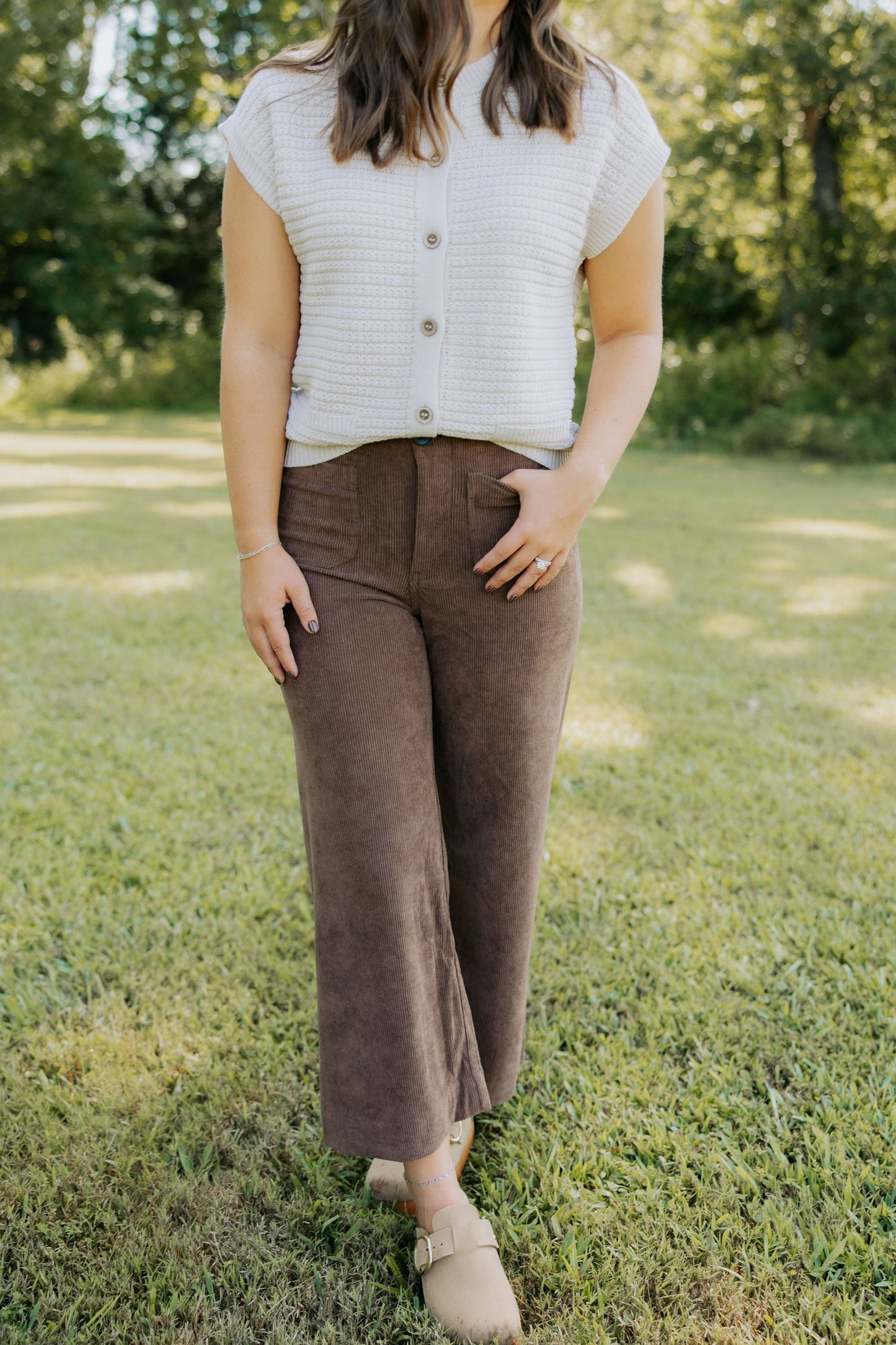Mocha Corduroy Pants