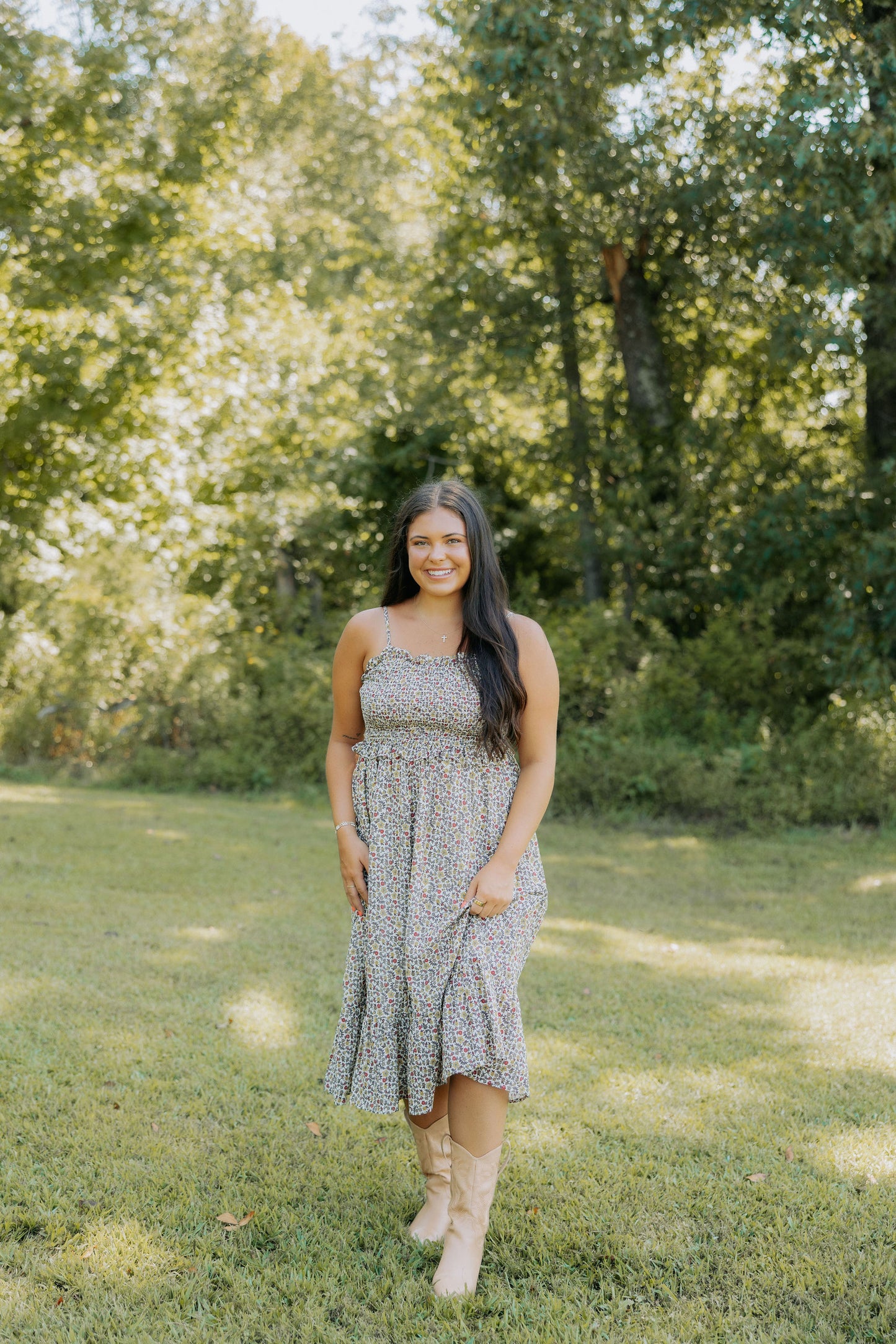 Floral Harvest Smocked Dress