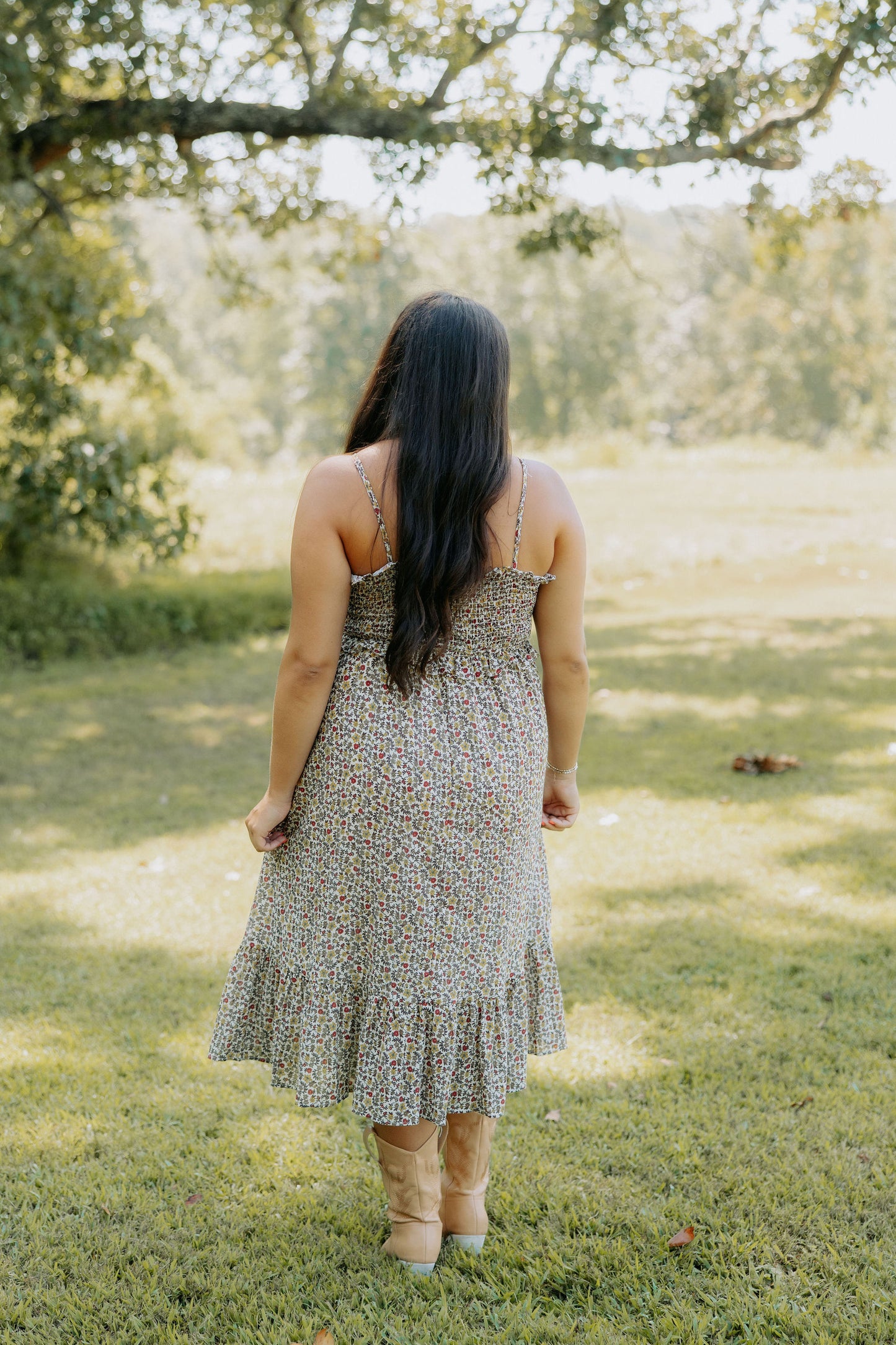 Floral Harvest Smocked Dress