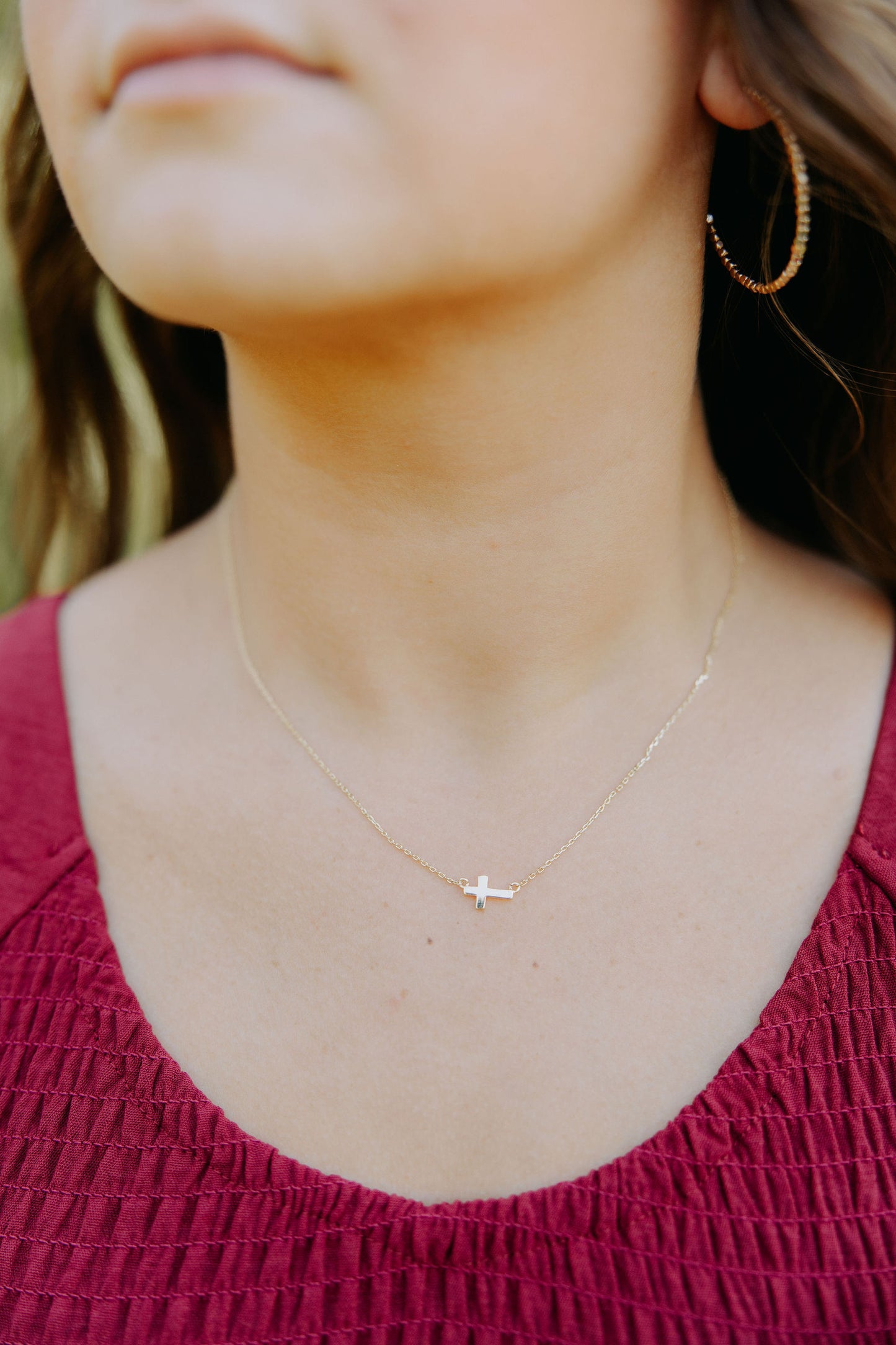 Gold Cross Necklace