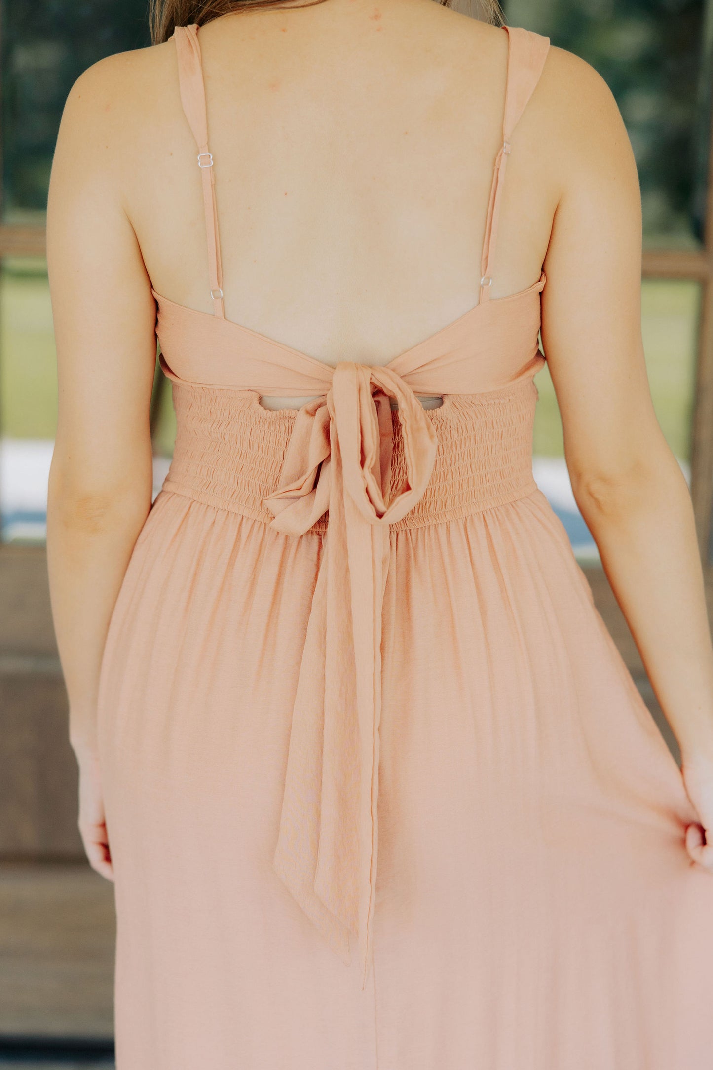 Sienna Smocked Ruffle Midi Dress