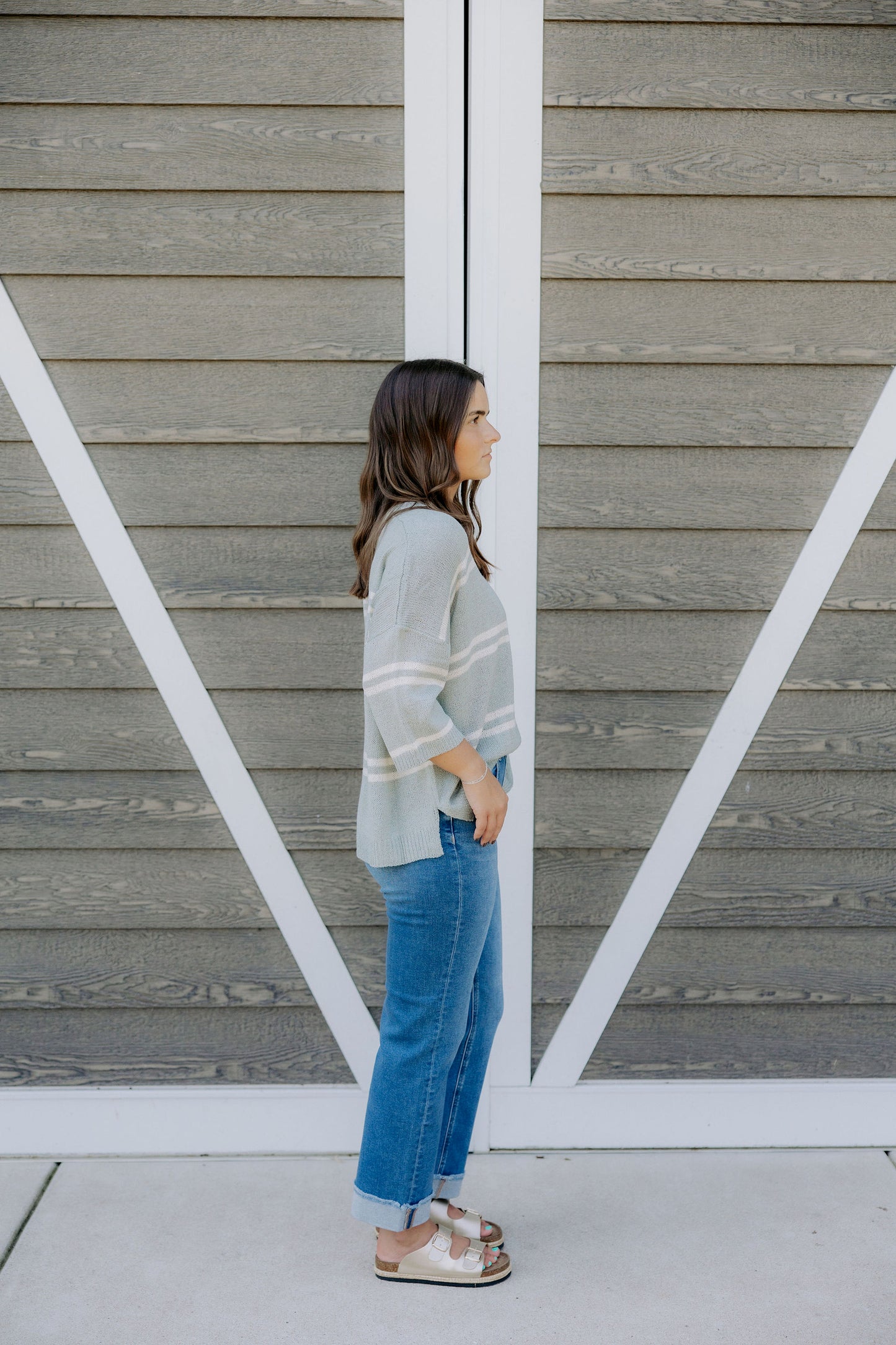 High Rise Boyfriend Denim- Risen