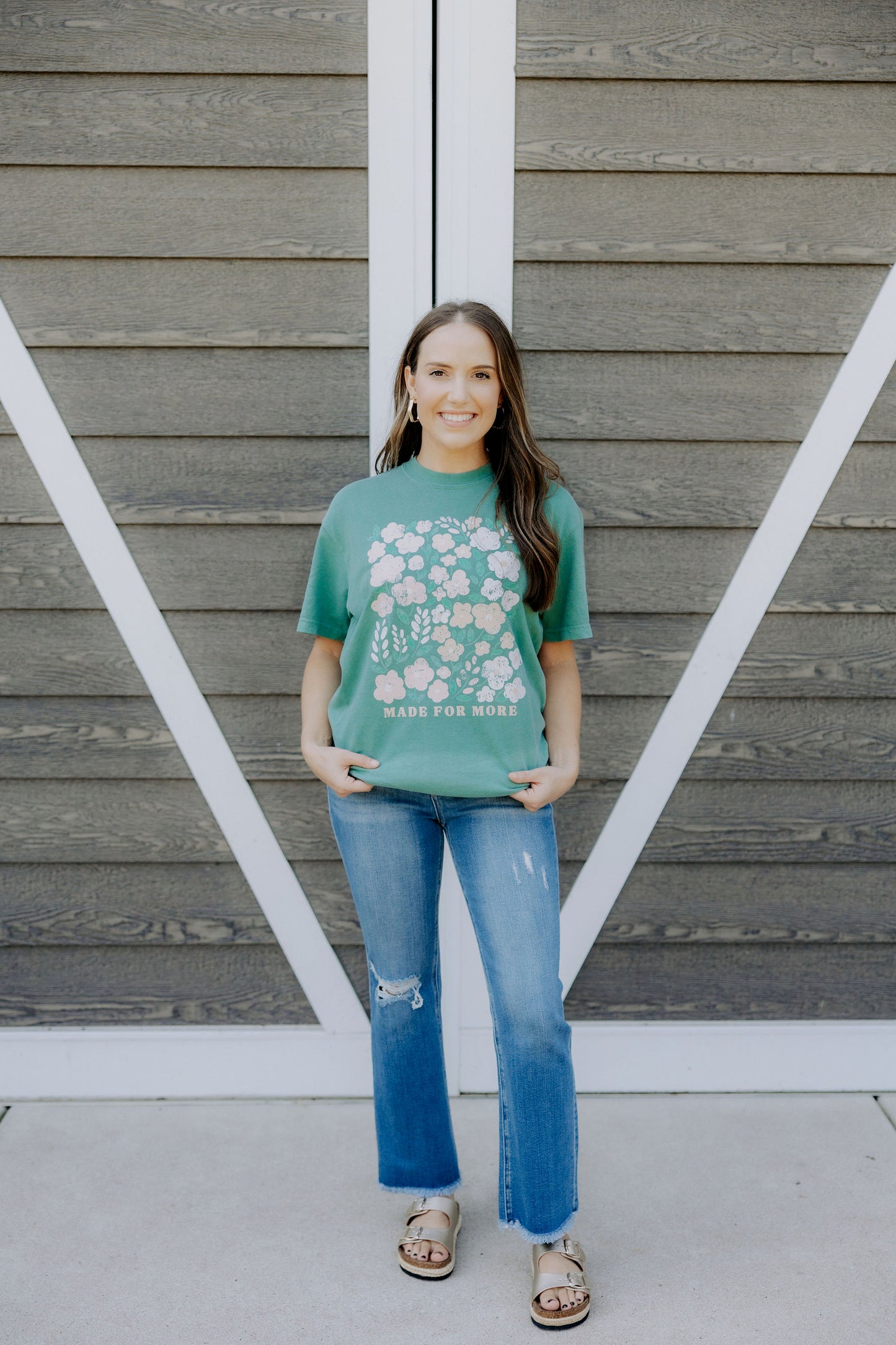 Made For More Floral Tee