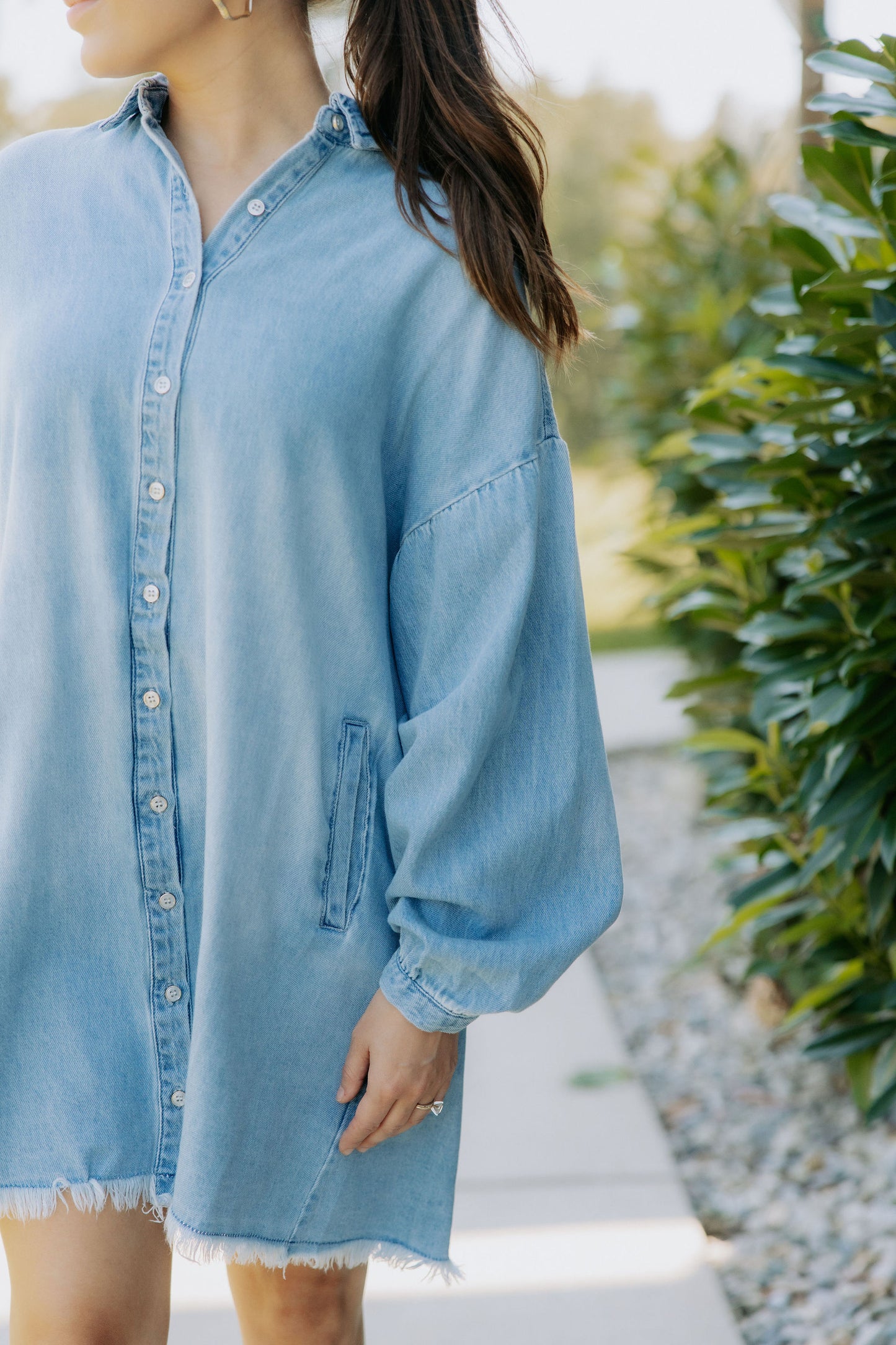 Denim Shirt Dress
