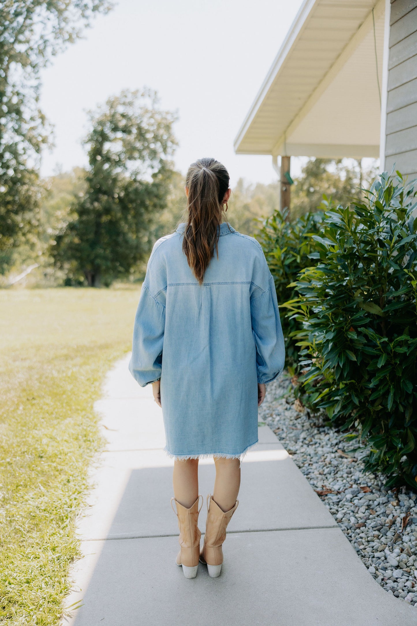 Denim Shirt Dress