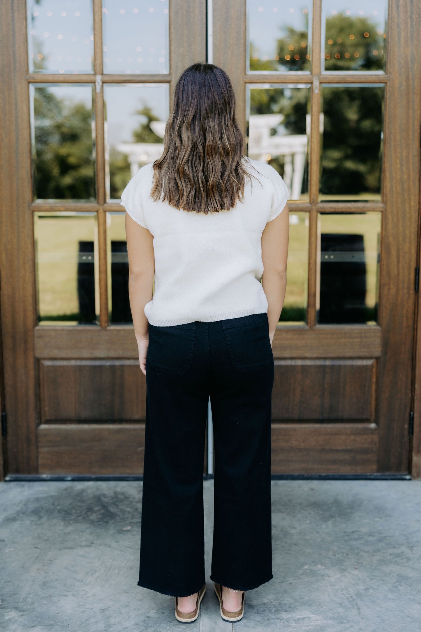 Straight Leg Back Pants