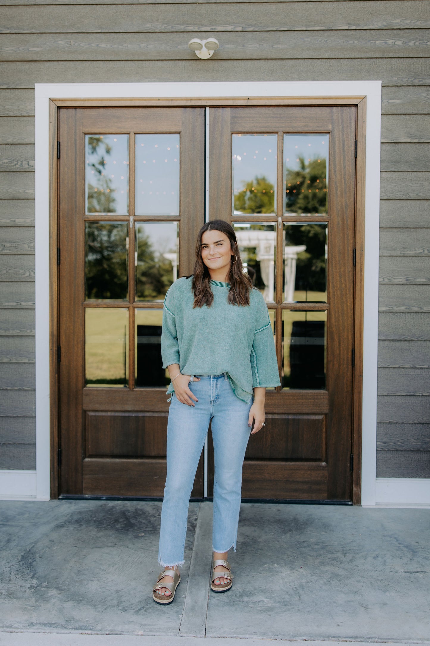 Vervet Bella High Rise Crop Flare