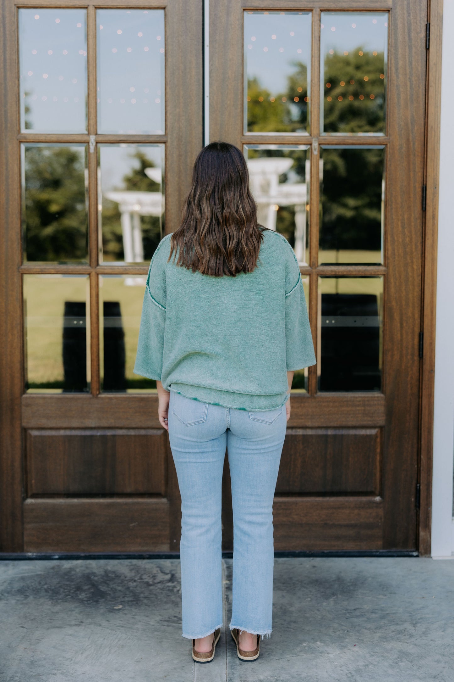 Vervet Bella High Rise Crop Flare