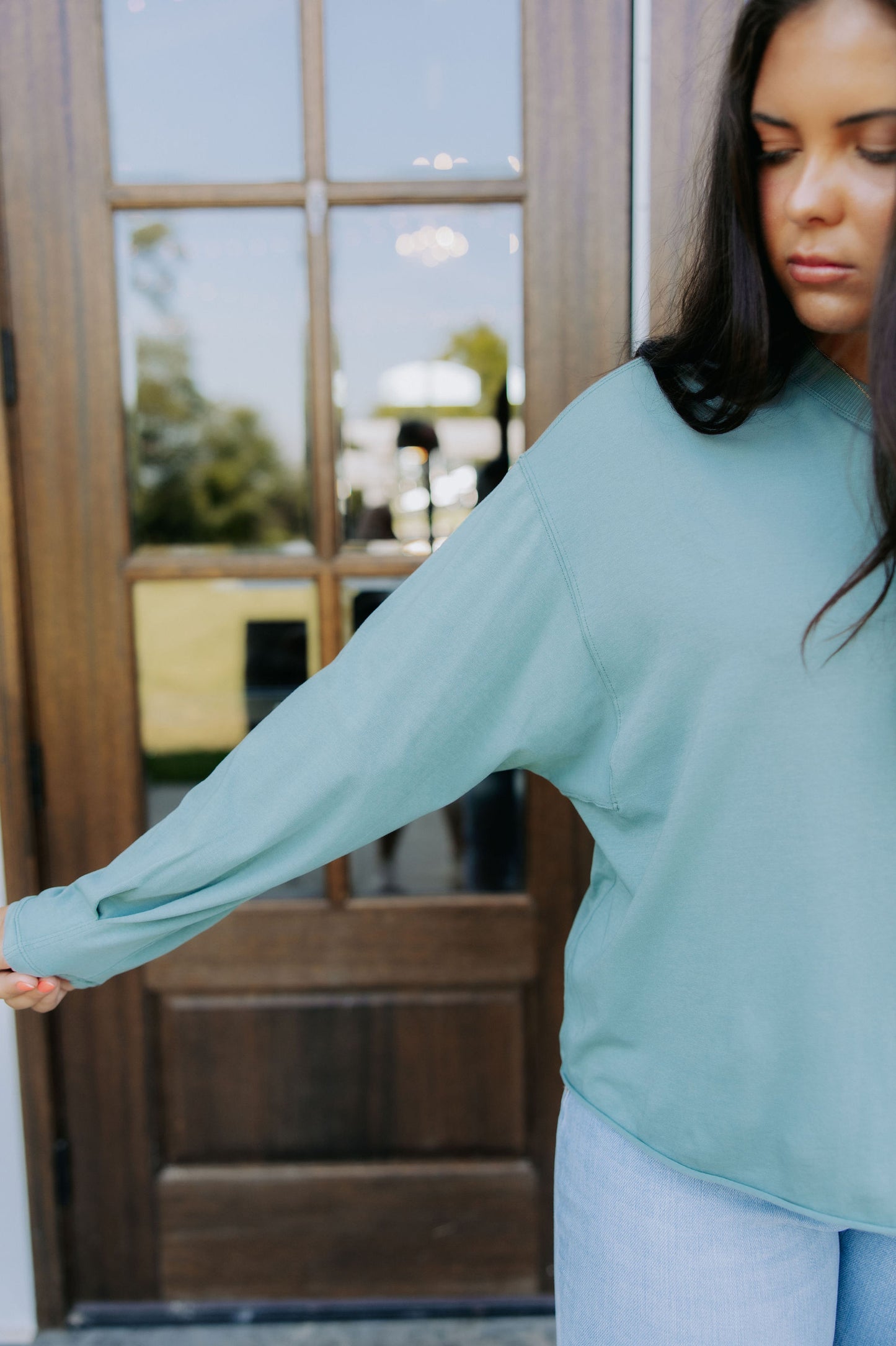 Dusty Blue Long Sleeve