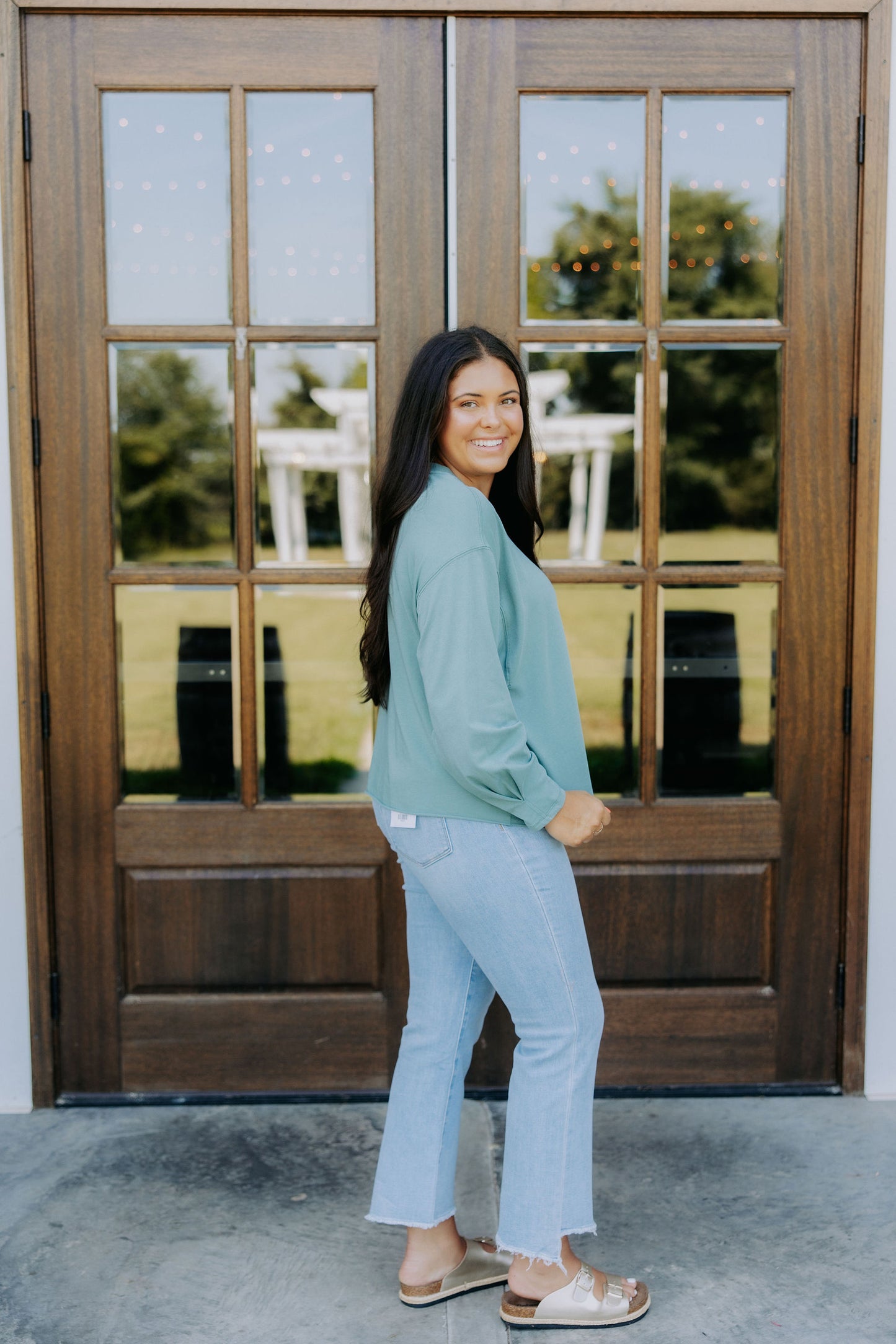 Dusty Blue Long Sleeve