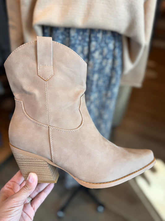 Creek Booties- Taupe