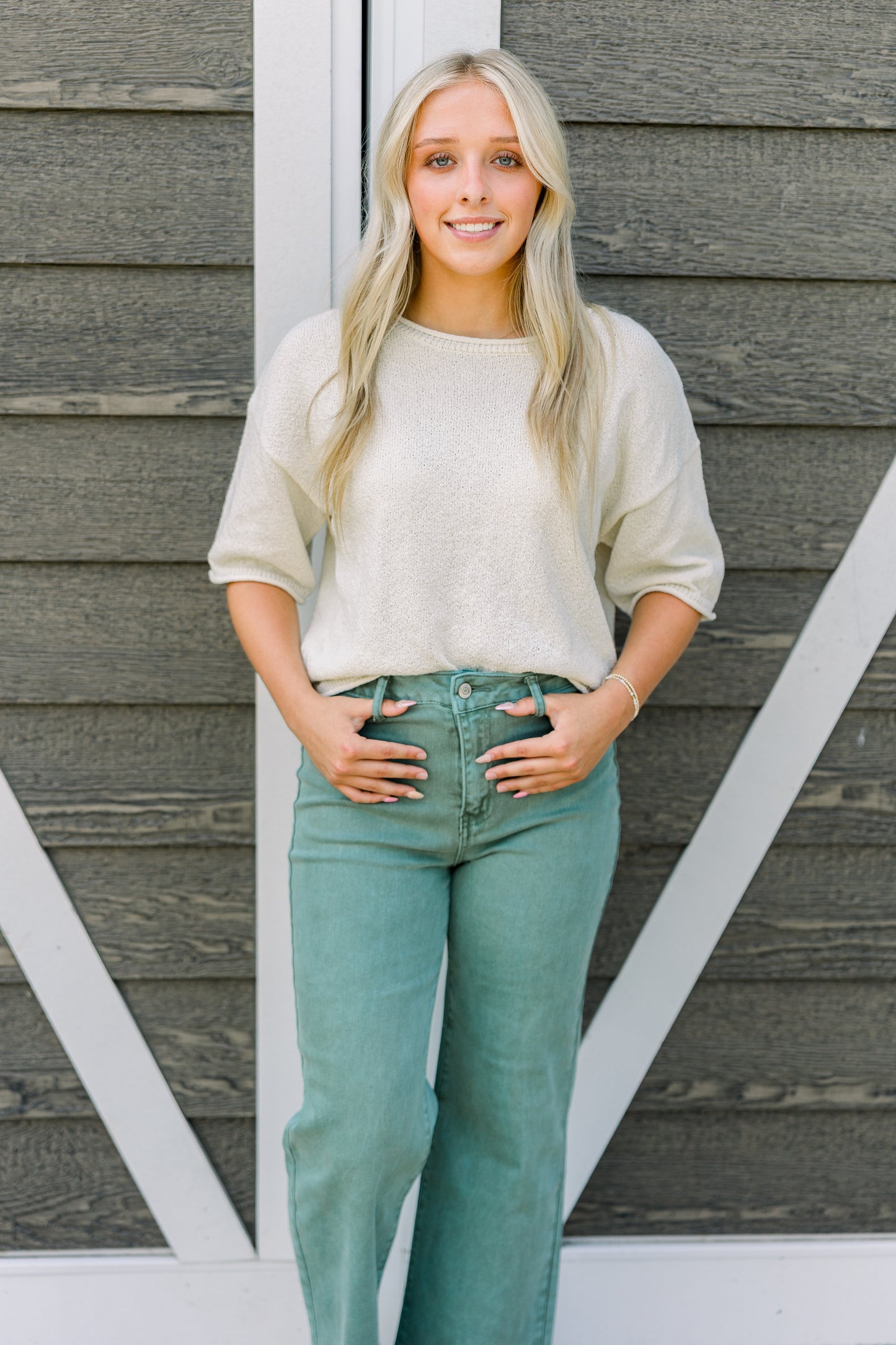 Green Denim-Zenana