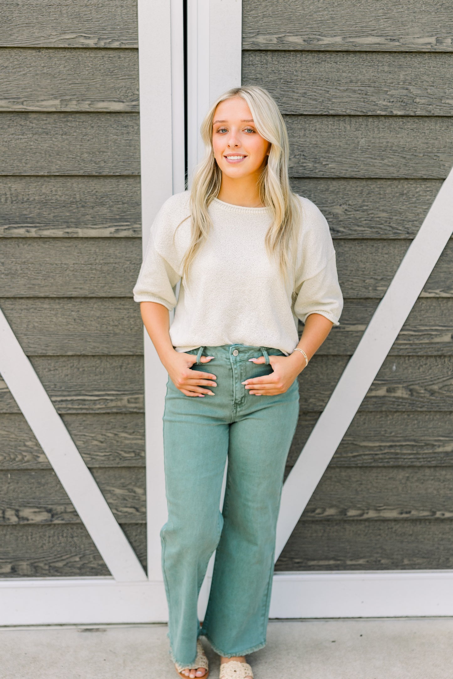 Green Denim-Zenana
