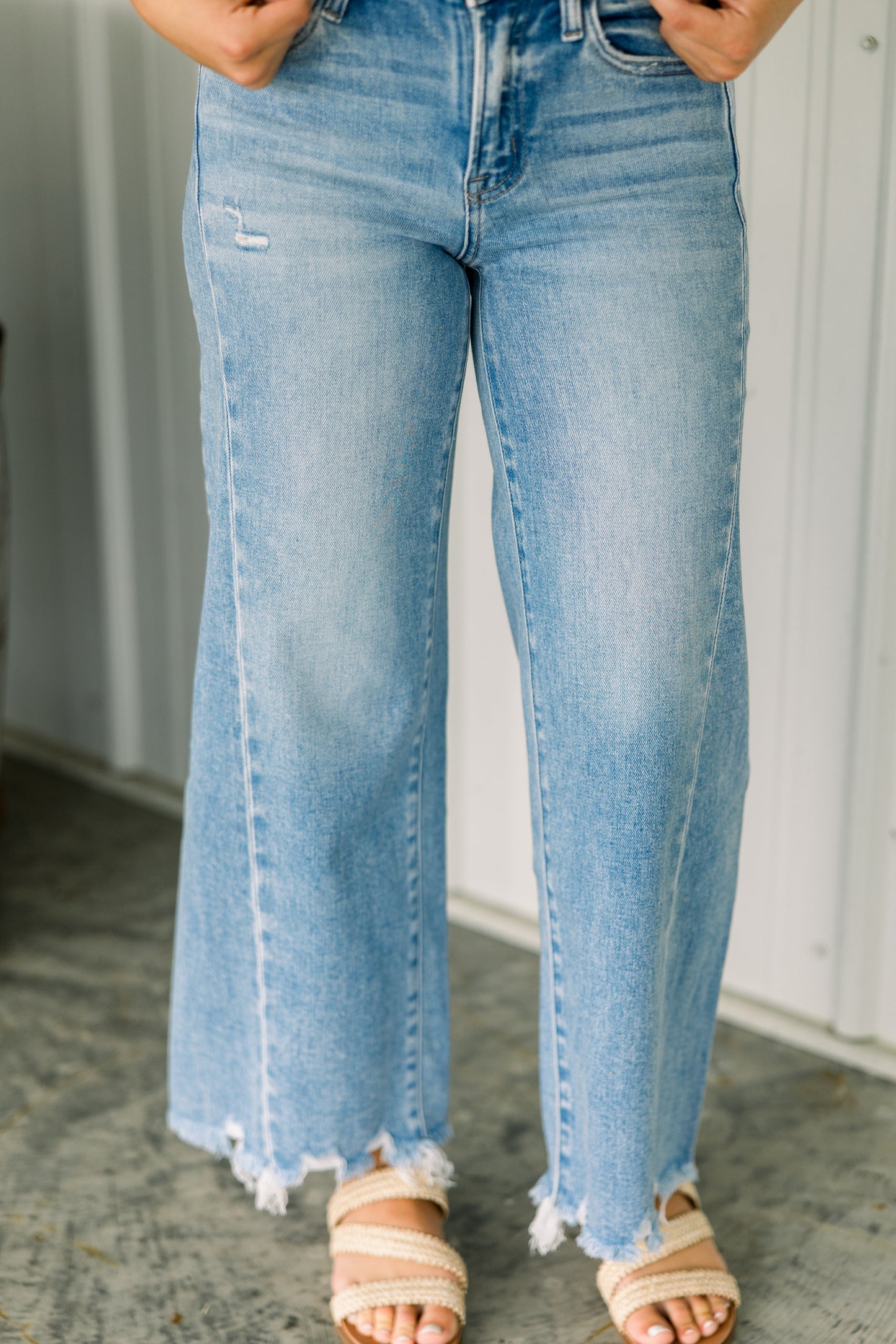 Vervet Wide leg High Rise Denim