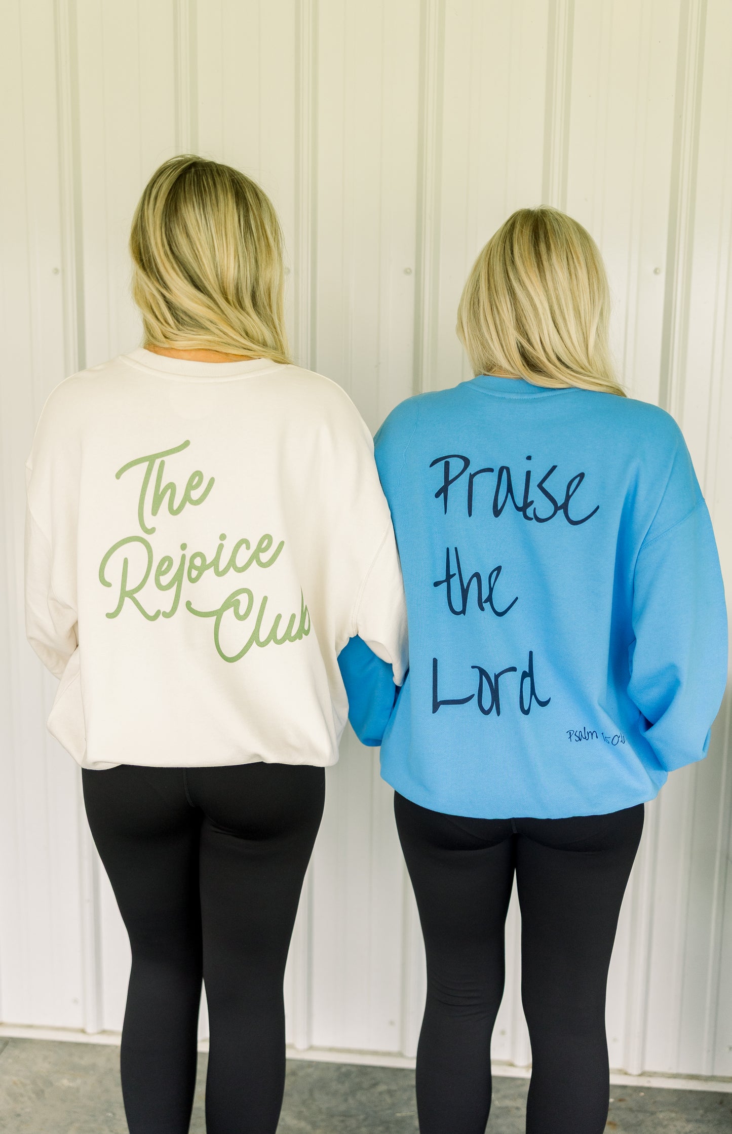 Blue Praise The Lord Crewneck