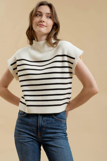 Stripe Sweater Teee