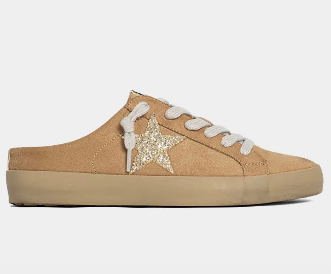 ShuShop Suede Slip On Sneakers- Polka