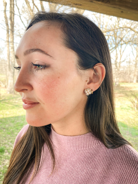 Pearl Cluster Studs