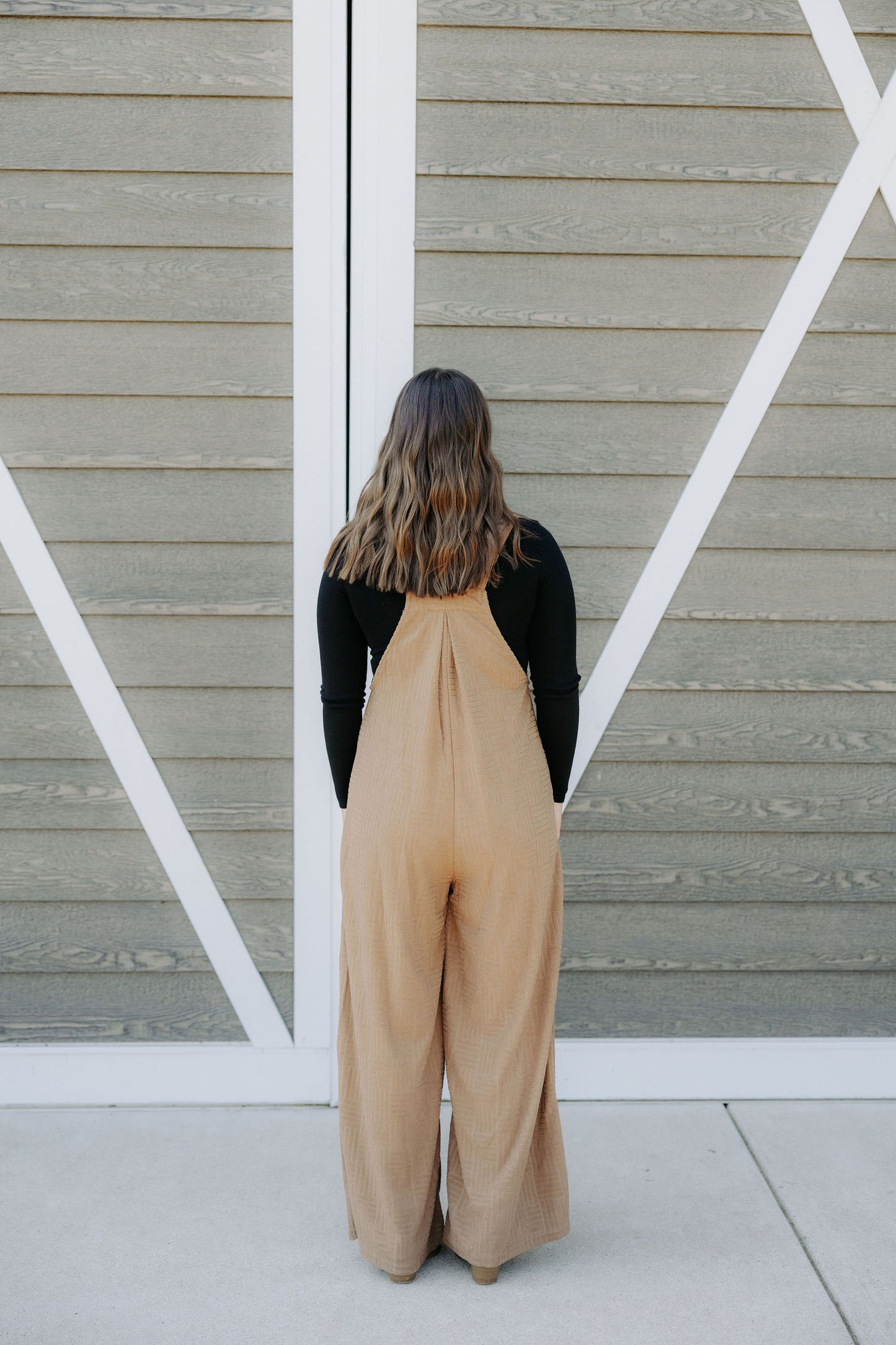 Mocha Textured Jumpsuit
