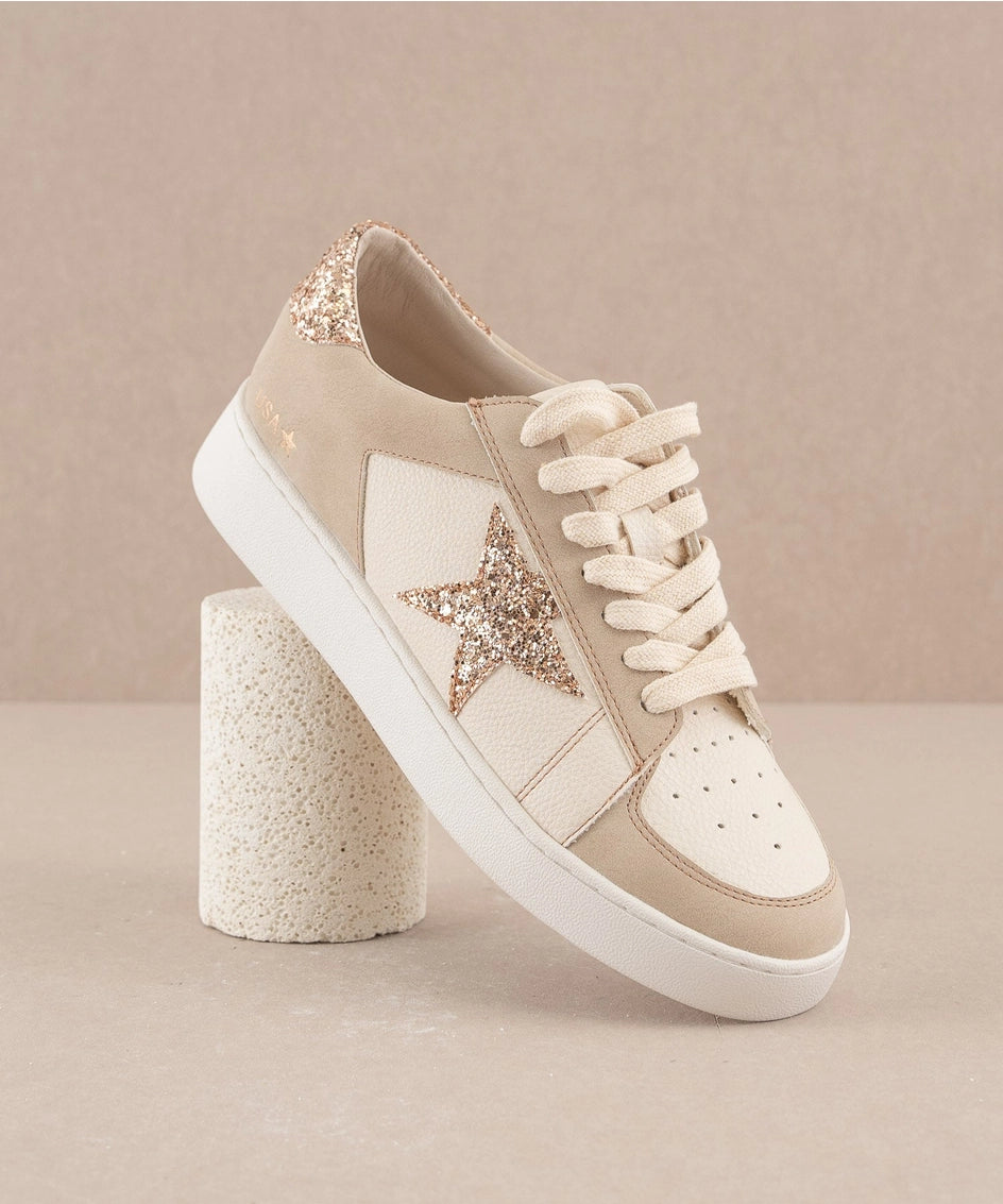 Beige Star Sneaker